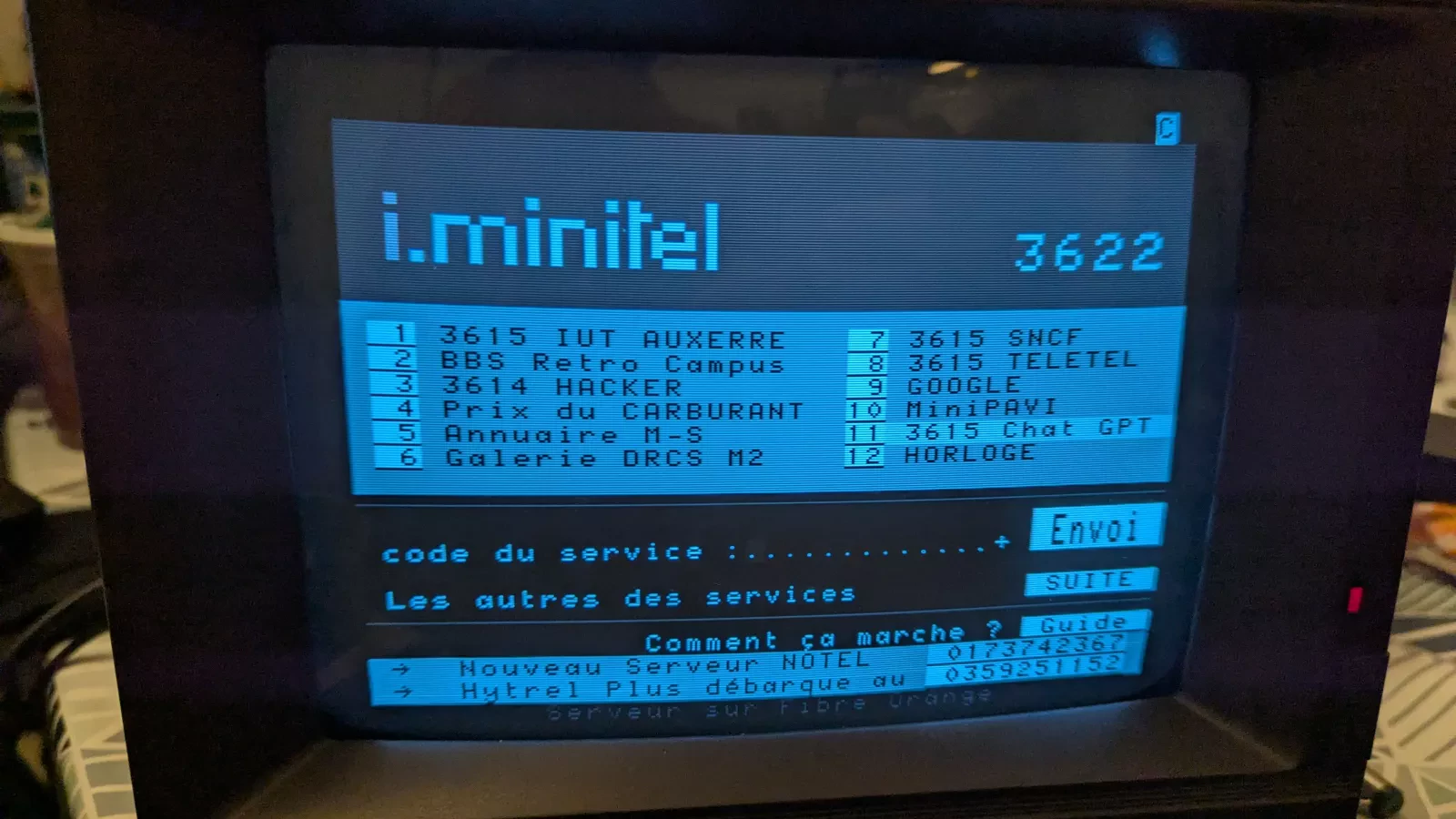 🖥️ Atelier découverte : « Retour vers le 3615 ! »